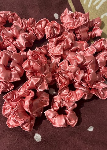 Pembe Saten Fırfırlı Saç Tokası - Görsel 5