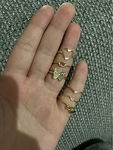 Accessory Collective Yüzük seti