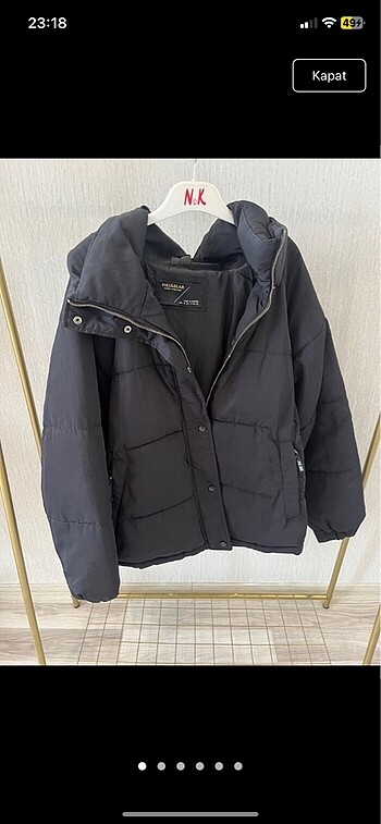 Pull and bear kapsonlu mont