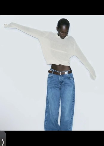 Bej Kadın Triko Bisiklet Yaka Kazak - Görsel 3