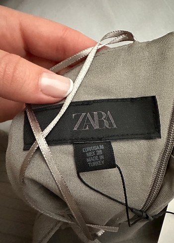 Gri Çizgili Askısız Kadın Bustiyer - Görsel 7