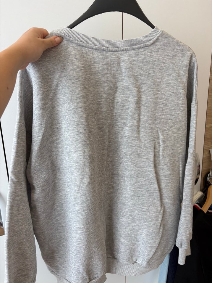 Gri NBA Baskılı Kadın Sweatshirt - Görsel 3