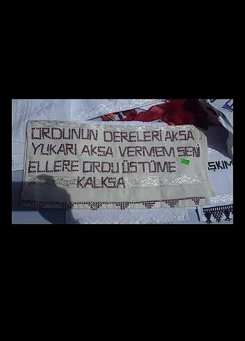 m Beden beyaz Renk El işi havlu