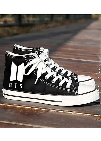 Bts baskılı Converse all star Ayakkabı yeni sezon e 1. A+++ kal