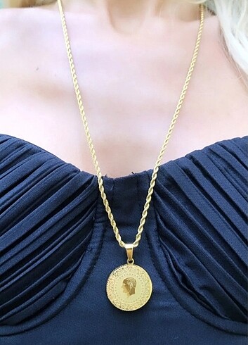 Van Cleef & Arpels Birebir kuyumcu model ata kolye 60cm