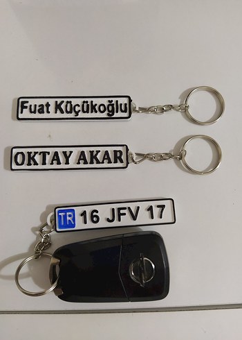  Beden Kişiye Özel Anahtarlık