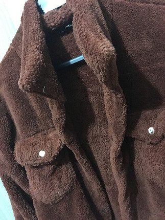 Topshop Tüylü kürk ceket