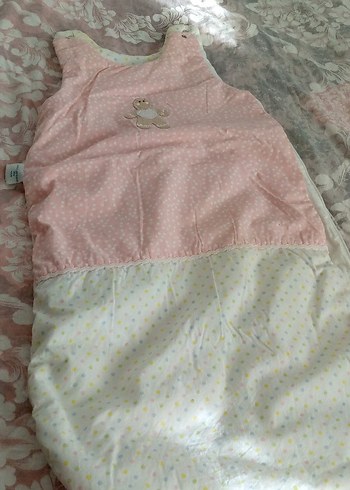 Pembe Nakışlı Bebek Uyku Tulumu - Görsel 5