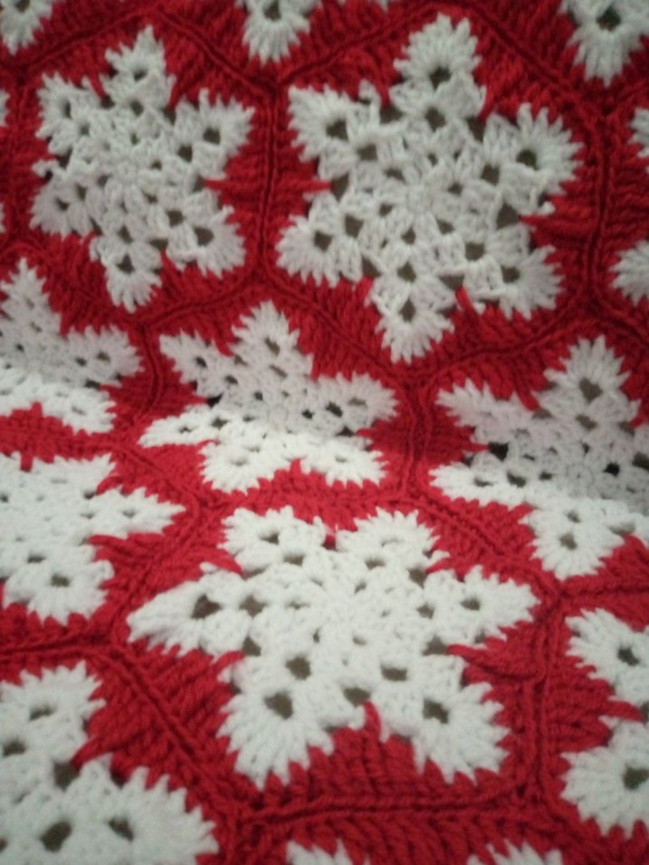 El  örgüsü Kırmızı Çocuk Battaniyesi - Görsel 2