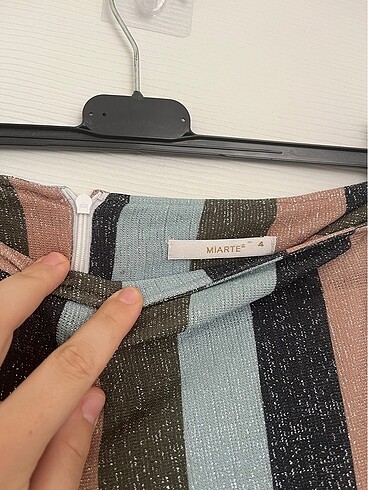 Zara Kendinden simli pantolon