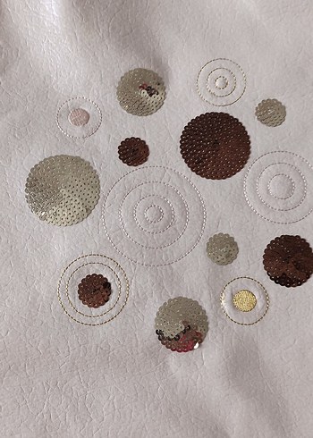 İşlemeli Beyaz Modern Masa Örtüsü.ranır - Görsel 5