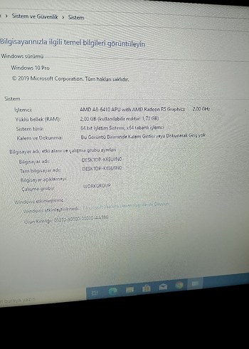 HP 15 HARİCİ EKRAN KARTLI DİZÜSTÜ LAPTOP 2GB REM 2GB R5 GRAFİK - Görsel 2