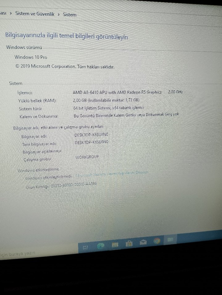HP 15 HARİCİ EKRAN KARTLI DİZÜSTÜ LAPTOP 2GB REM 2GB R5 GRAFİK - Görsel 2