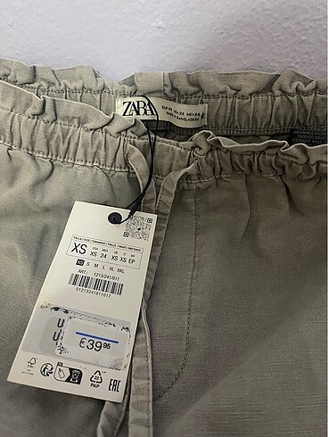 xs Beden Loose yüksek bel jean