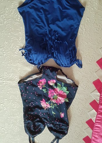 Pembe Drapeli Strappy Mayo - Görsel 2