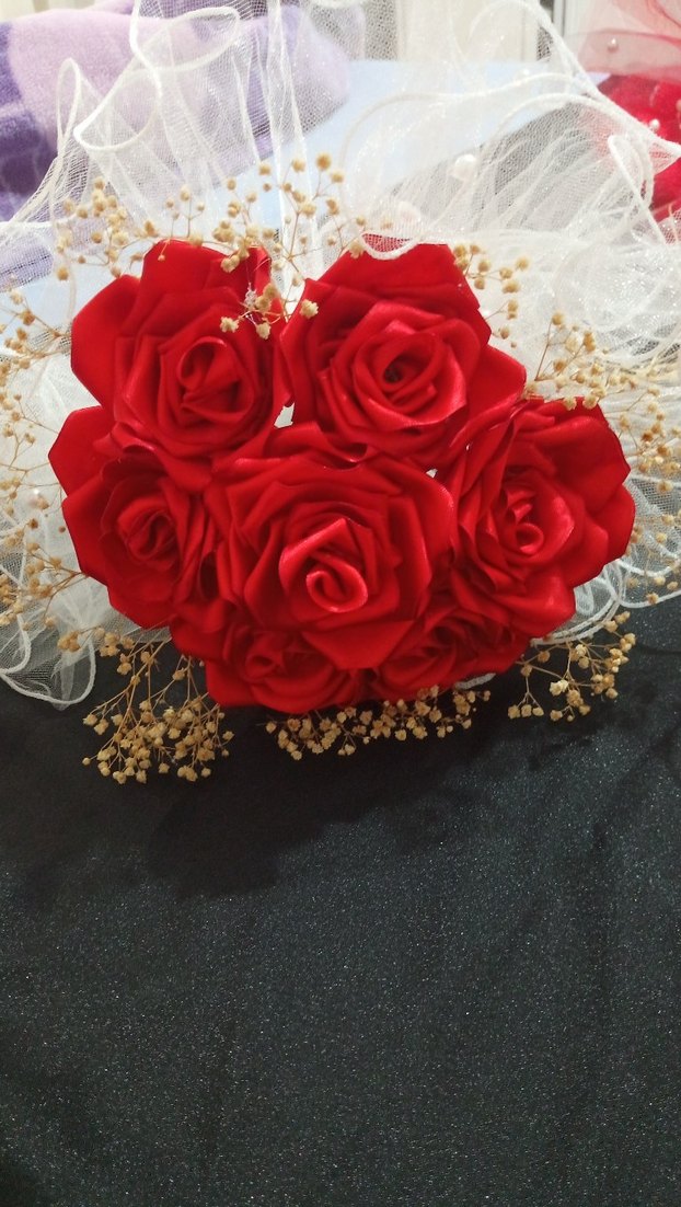 kurdaleden gelin çiçeği yaptım 7 adet - Görsel 3