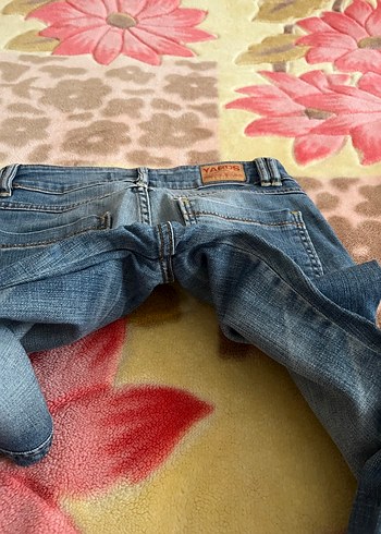Yardley Yards marka Sokak Stili Gri Mavi Bol Kesim Kadın Jean