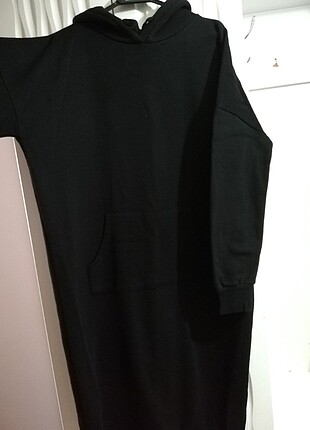 Kapşonlu uzun sweat