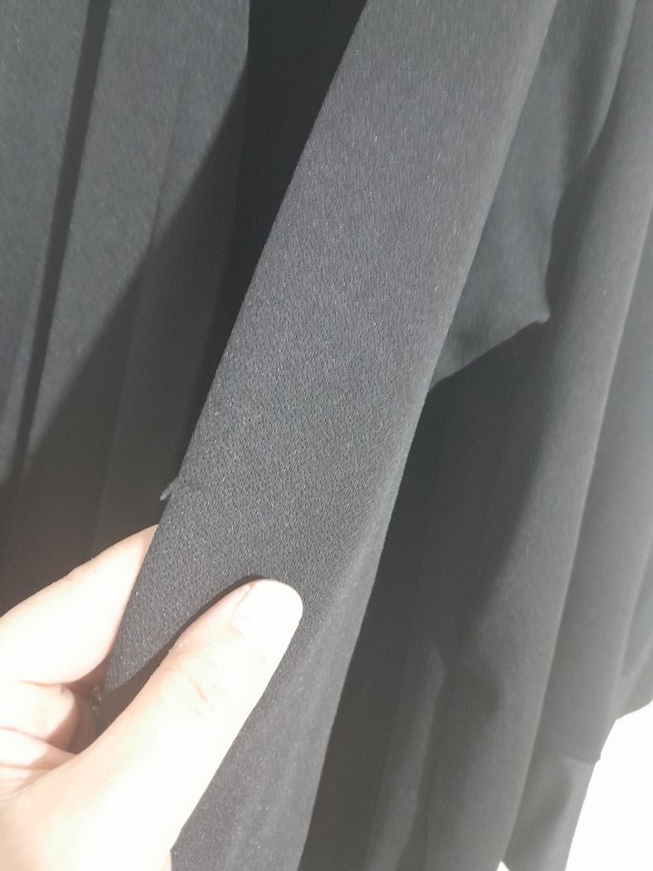 Siyah Pilili Mini Gotik Etek - Görsel 3