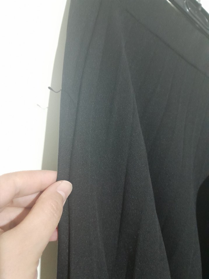 Siyah Pilili Mini Gotik Etek - Görsel 5