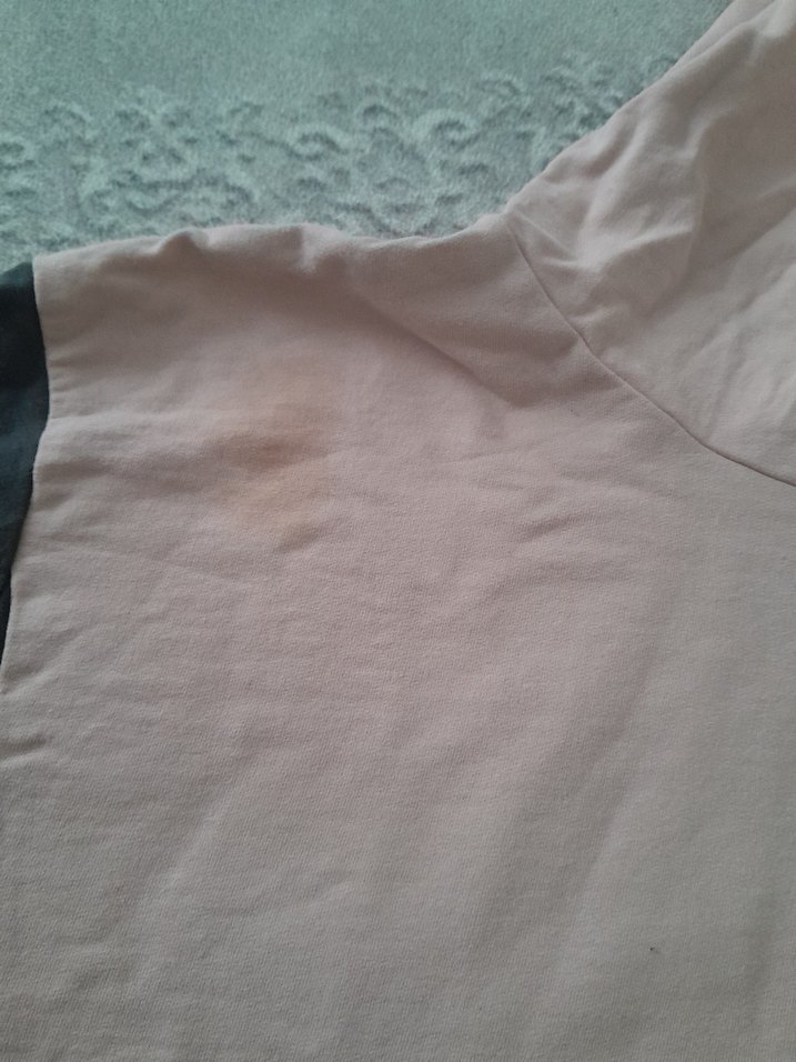 gri pudra salaş kapşonlu tişört - Görsel 4