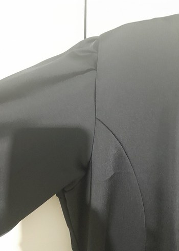 Siyah Uzun Kollu Kadın Elbise - Görsel 2