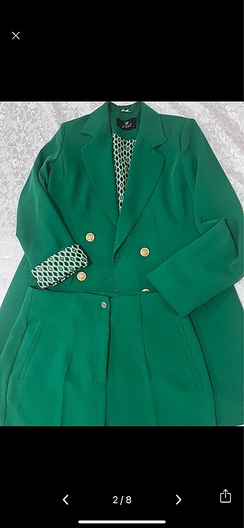Ghisa pantolon blazer ceket takım