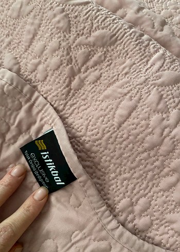 Pembe Pastel Düz Yatak Örtüsü - Görsel 4