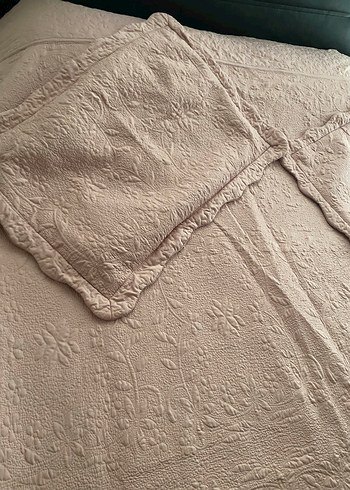 Pembe Pastel Düz Yatak Örtüsü - Görsel 2