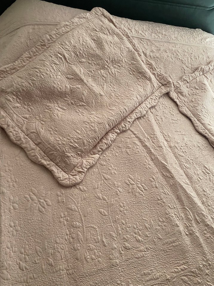 Pembe Pastel Düz Yatak Örtüsü - Görsel 2