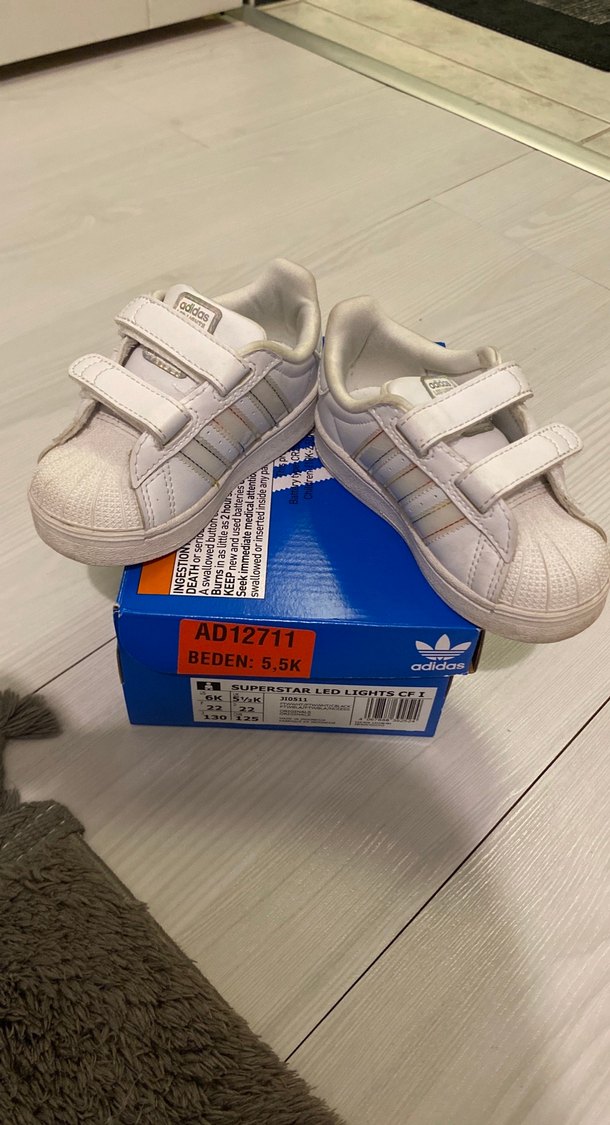 Süperstar led lights spor ayakkabı - Görsel 2