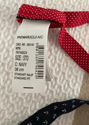 Çocuklar için Üçlü Desenli Papyon Seti - Görsel 5