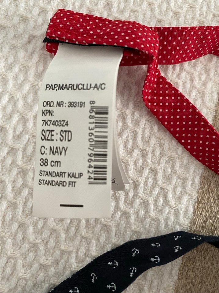 Çocuklar için Üçlü Desenli Papyon Seti - Görsel 5