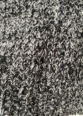 Gri Yüksek Yakalı Örgü Kadın Kazak - Görsel 7