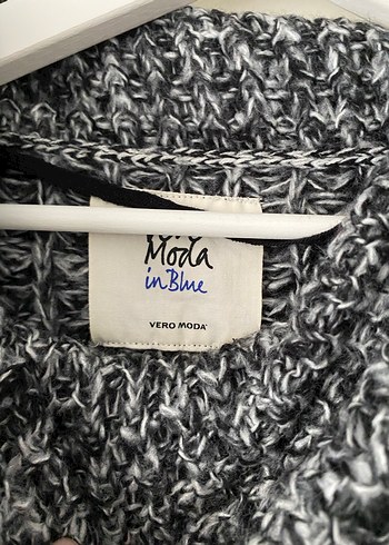 Gri Yüksek Yakalı Örgü Kadın Kazak - Görsel 5