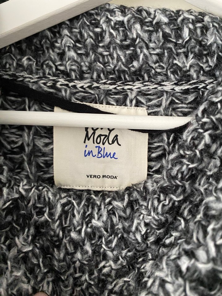 Gri Yüksek Yakalı Örgü Kadın Kazak - Görsel 5