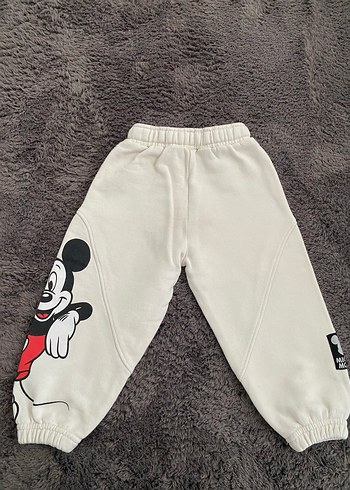 Beyaz Mickey Mouse Baskılı Erkek Eşofman Altı - Görsel 8