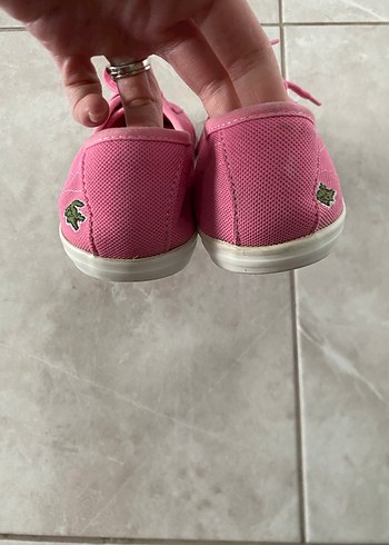 Pembe Bağcıklı Kadın Spor Ayakkabı - Görsel 2