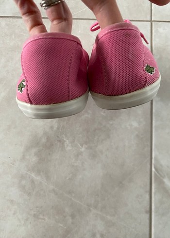 Pembe Bağcıklı Kadın Spor Ayakkabı - Görsel 6