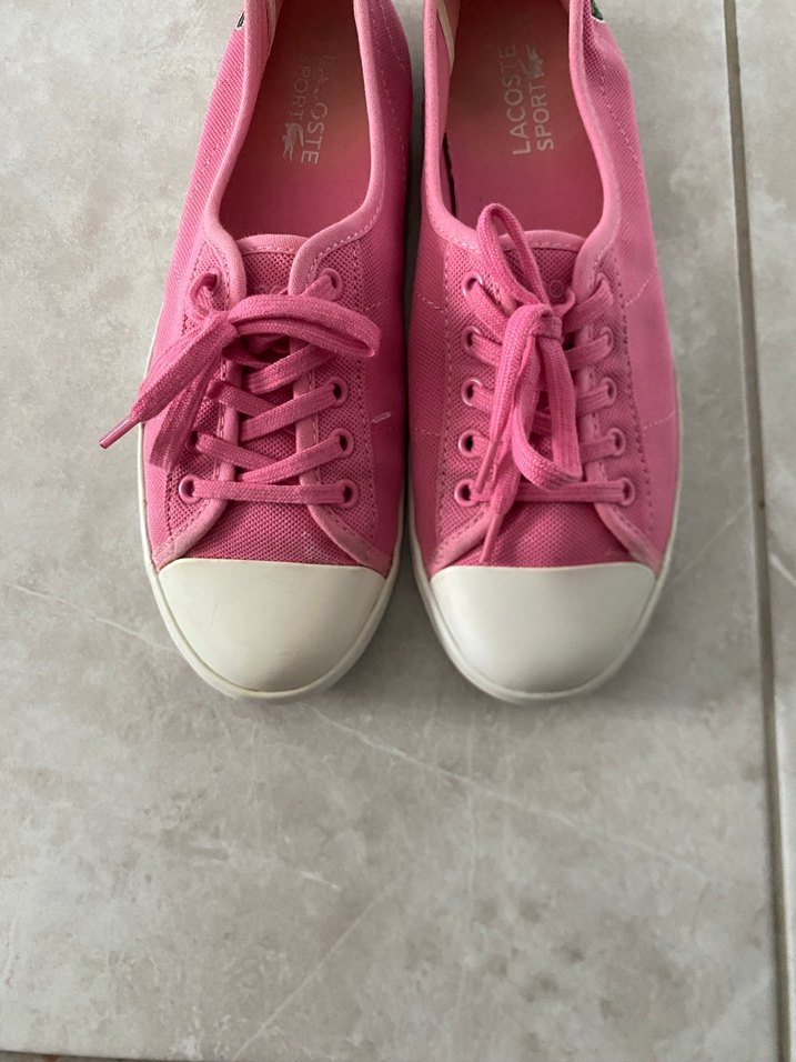 Pembe Bağcıklı Kadın Spor Ayakkabı - Görsel 3