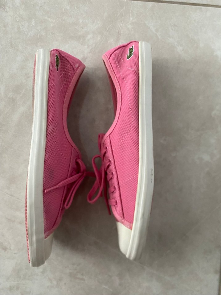 Pembe Bağcıklı Kadın Spor Ayakkabı - Görsel 5