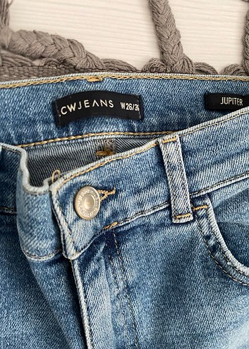 Kadın Açık Mavi Denim Jean Pantolon - Görsel 2