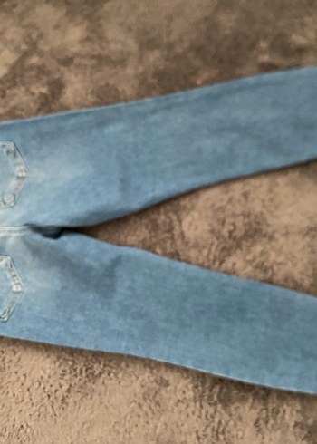 Kadın Açık Mavi Denim Jean Pantolon - Görsel 6