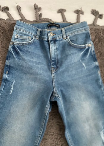 Kadın Açık Mavi Denim Jean Pantolon - Görsel 3