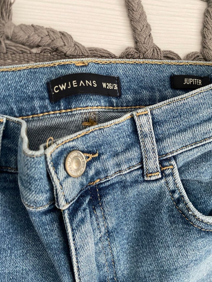 Kadın Açık Mavi Denim Jean Pantolon - Görsel 2