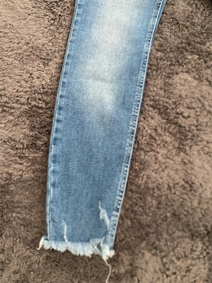 Kadın Açık Mavi Denim Jean Pantolon - Görsel 5