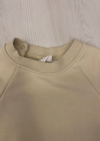 Bej Erkek Çocuk Sweatshirt Uzun Kollu - Görsel 4