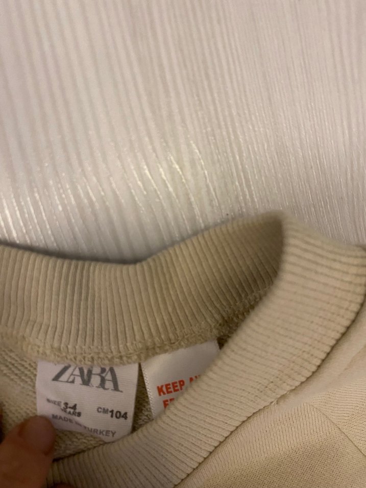 Bej Erkek Çocuk Sweatshirt Uzun Kollu - Görsel 3