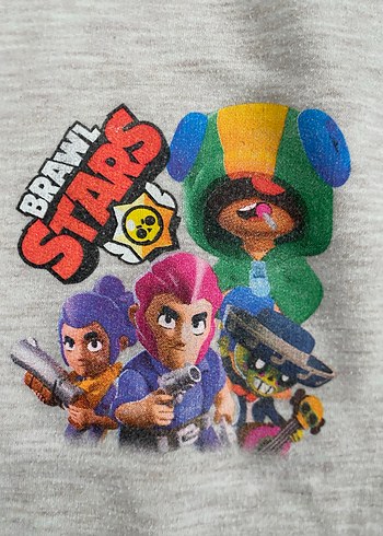 Gri Baskılı Erkek Çocuk Eşofman Takımı - Görsel 2