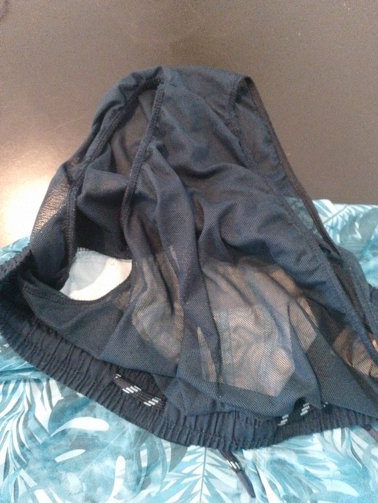 Erkek Mavi Yaprak Desenli Rahat Kesim Mayo - Görsel 3